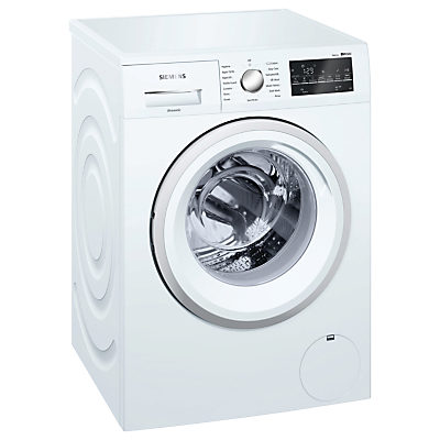 Siemens WM14T470GB Washing Machine, 9kg Load, A+++ Energy Rating, 1400rpm Spin, White Siemens WM14T470GB Washing Machine, 9kg Load, A+++ Energy Rating, 1400rpm Spin, White